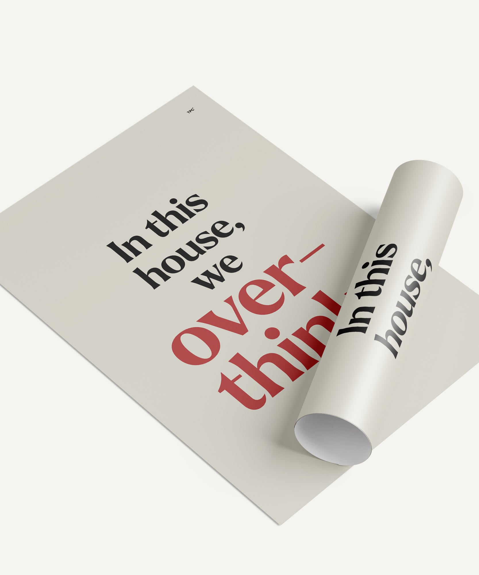 We Overthink Poster
